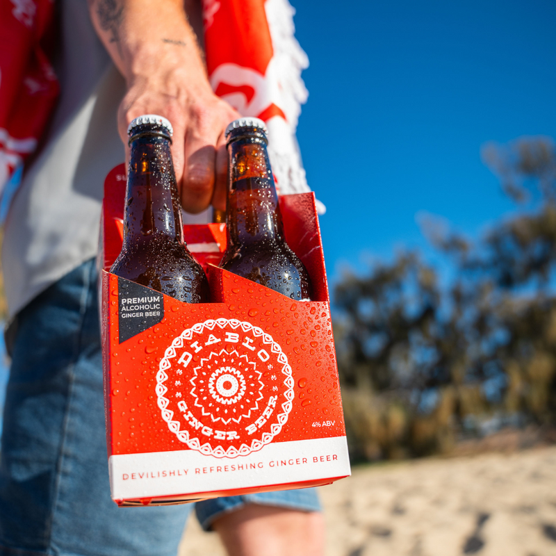 Diablo Ginger Beer Carton - 16 stubbies