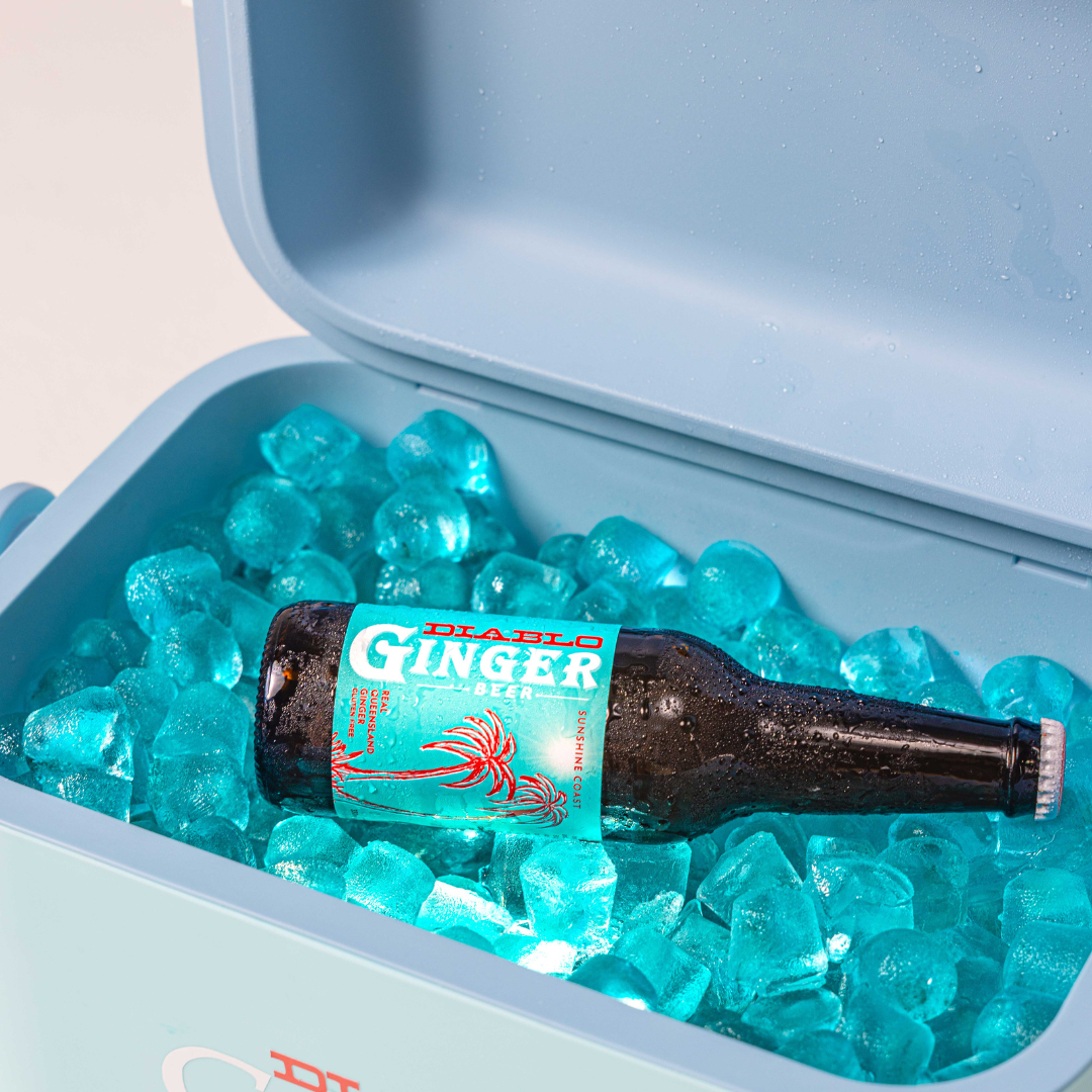 Diablo Alcohol-Free Ginger Beer Carton - 16 Stubbies